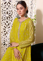 Alsiyab Bahaar Dhaani Women 3pcs