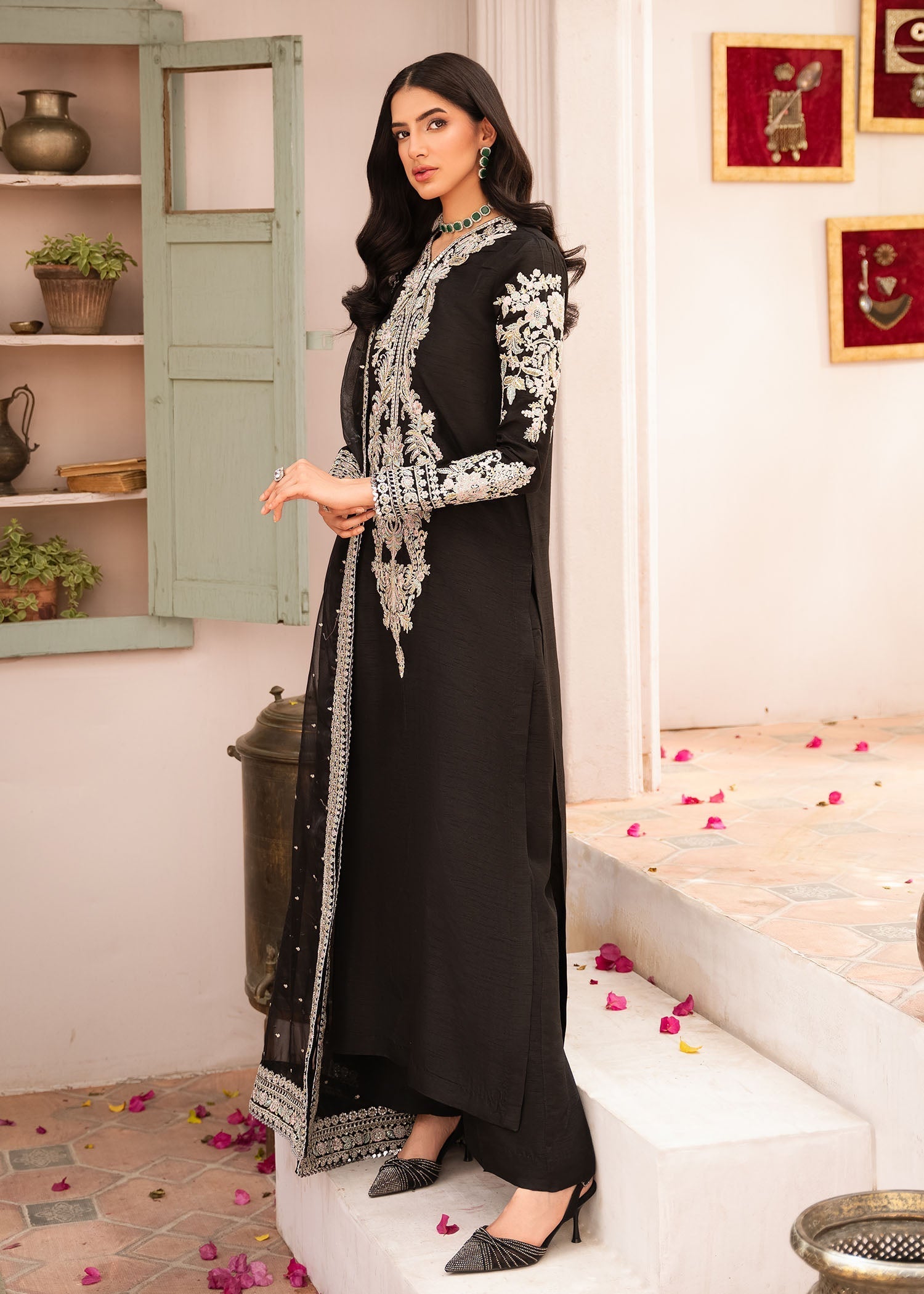 Rang-e-Haya Arrin (Black) Women 3pcs
