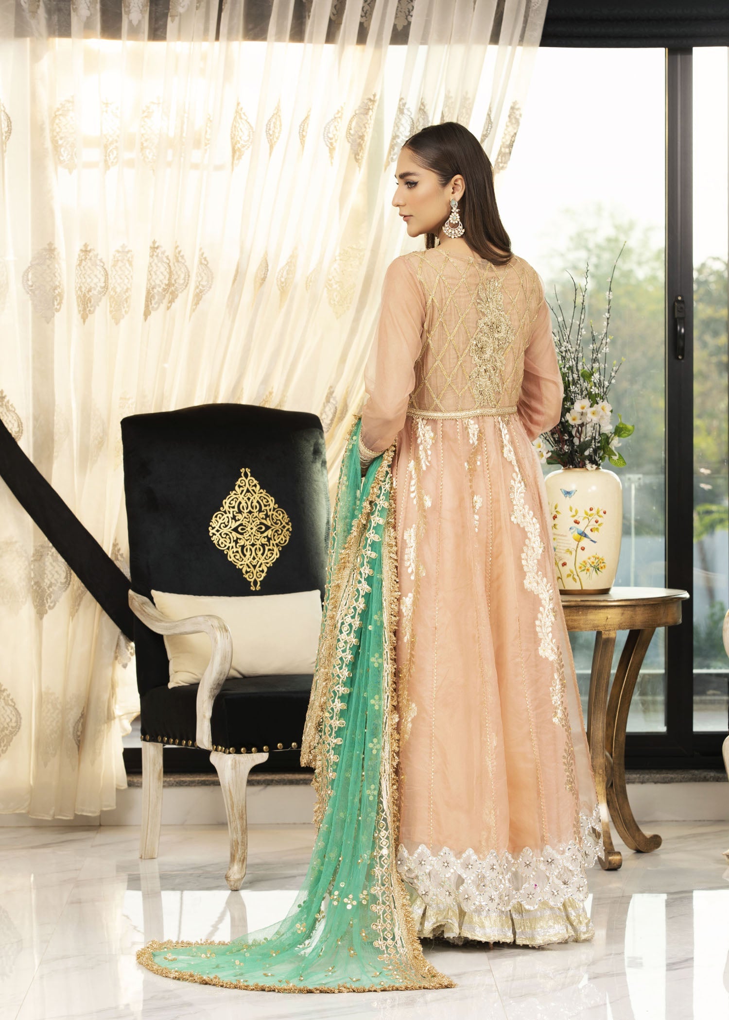 Khuda Baksh Creations Z 294 Pink Women 3pcs