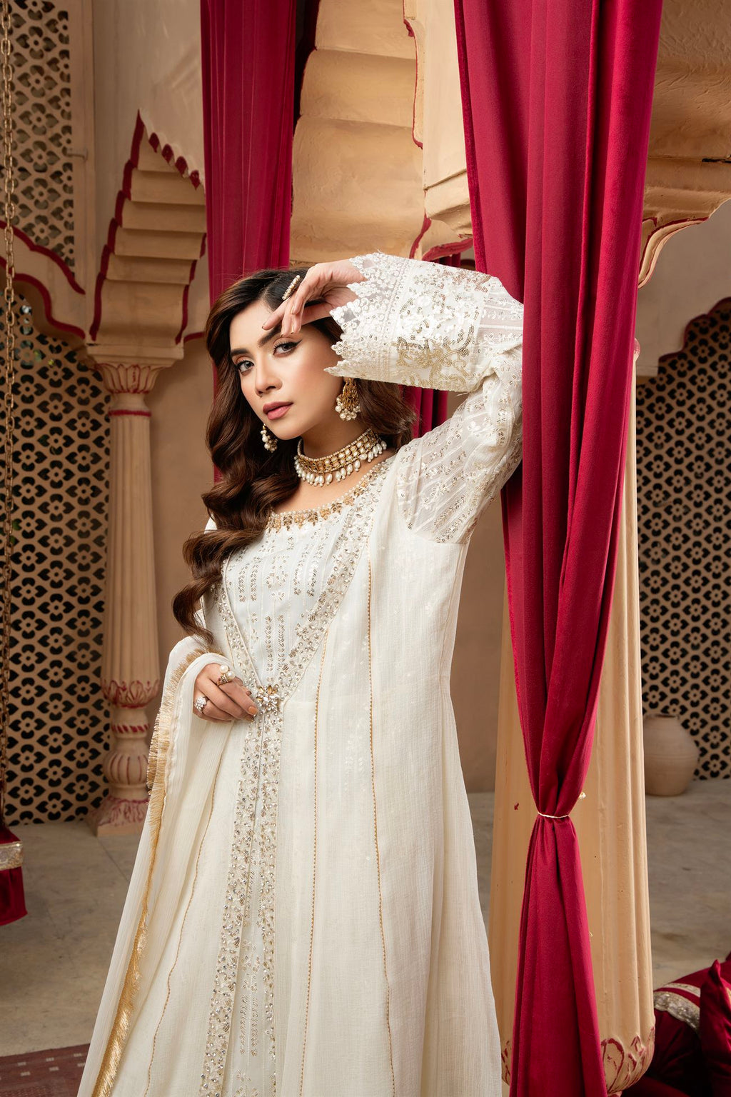 Manahils B 005 OFF WHITE Women 4pcs