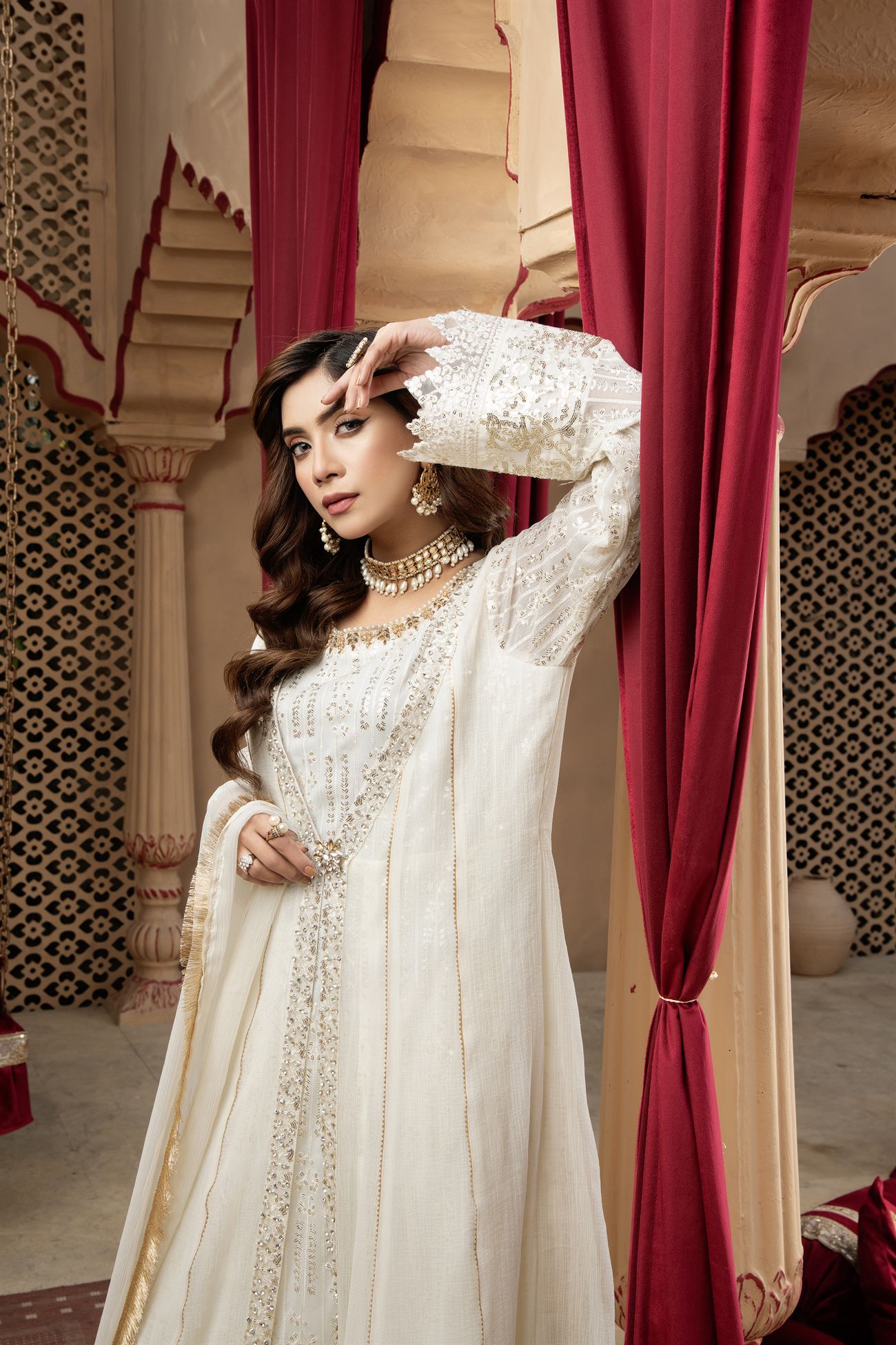 Manahils B 005 OFF WHITE Women 4pcs