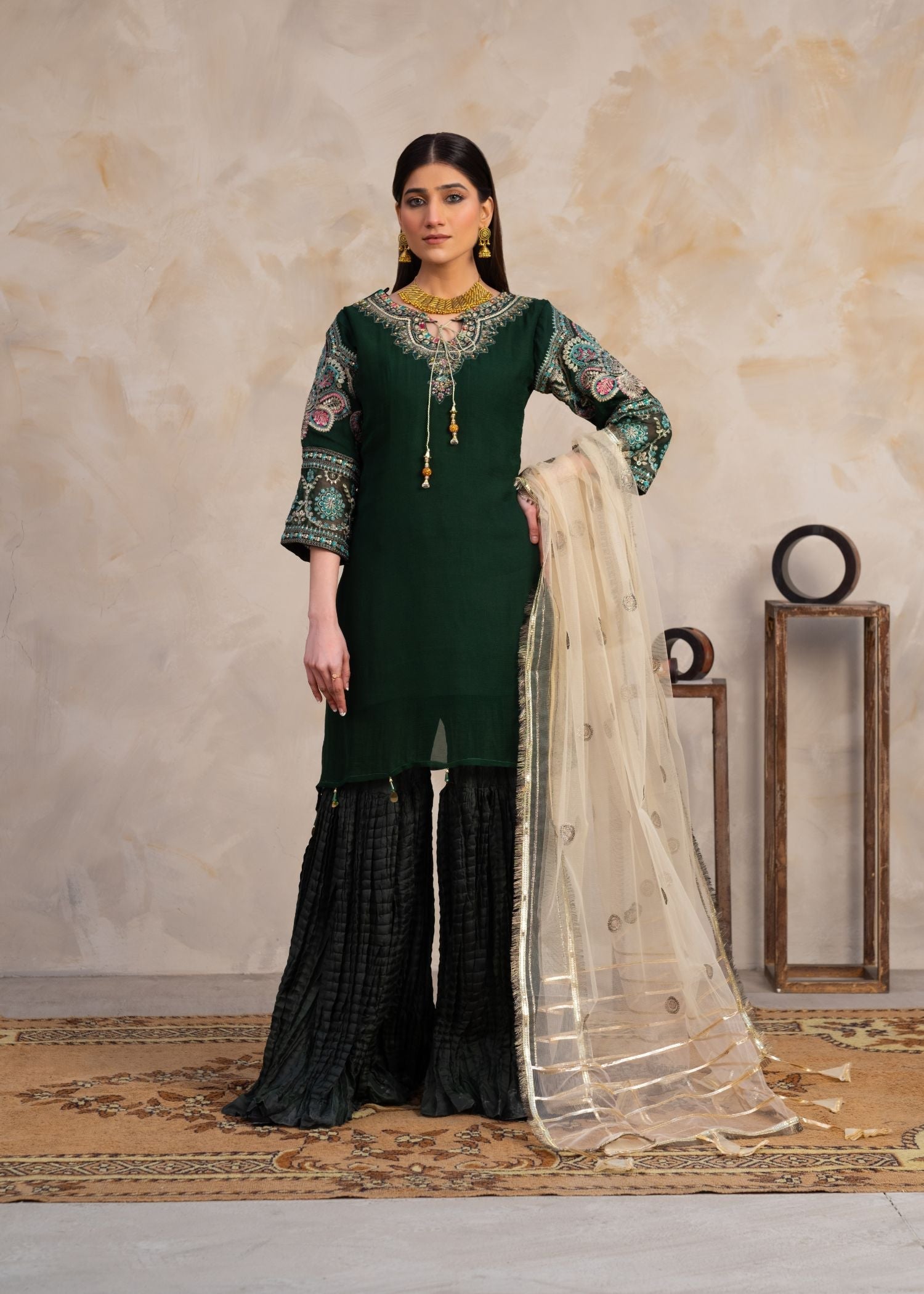 Pehnawa By Bin Akram’s RUBY REVERIE II CHIFFON Women 3pcs