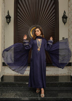 Yolo Pret SILK VISCOSE WITH CRINKLE CHIFFON PK DUPATTA SOLID J24 0002 Women 3pcs