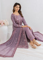 Ayesha Closet Saroor Purple Women 3pcs