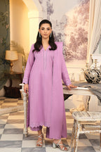 Buzzazi Lilac Embroidered Suit Women 3pcs