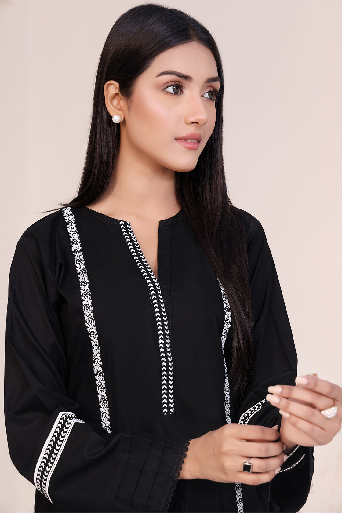 Kumash Textiles Kumash Black Kurti Women 1pcs
