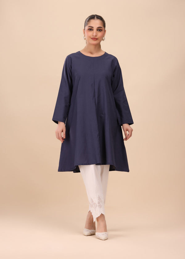 Mhw Flared Navy Tunic Women 1pcs