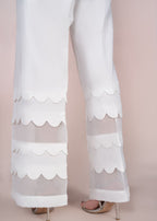 Rang-e-Meeras Scalloped pants Women 1pcs