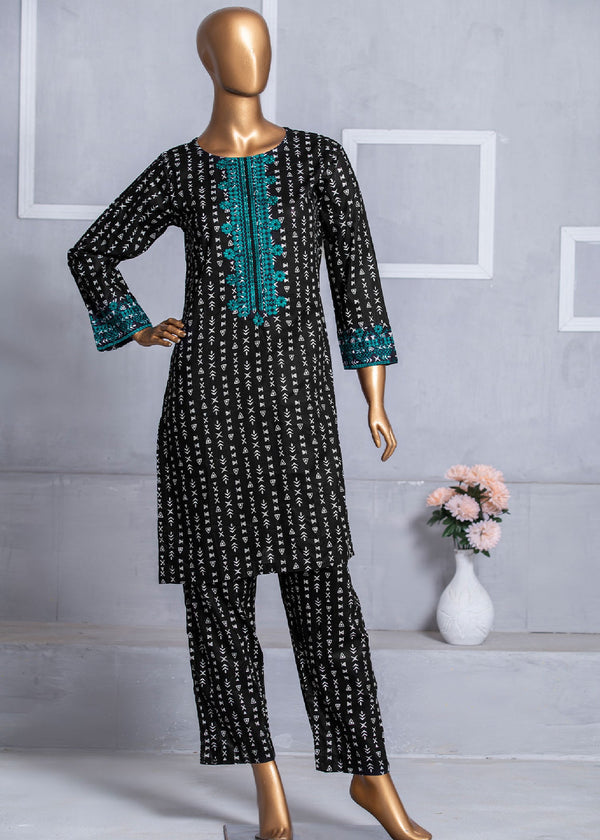 Aks Geo Noir Black Women 2pcs