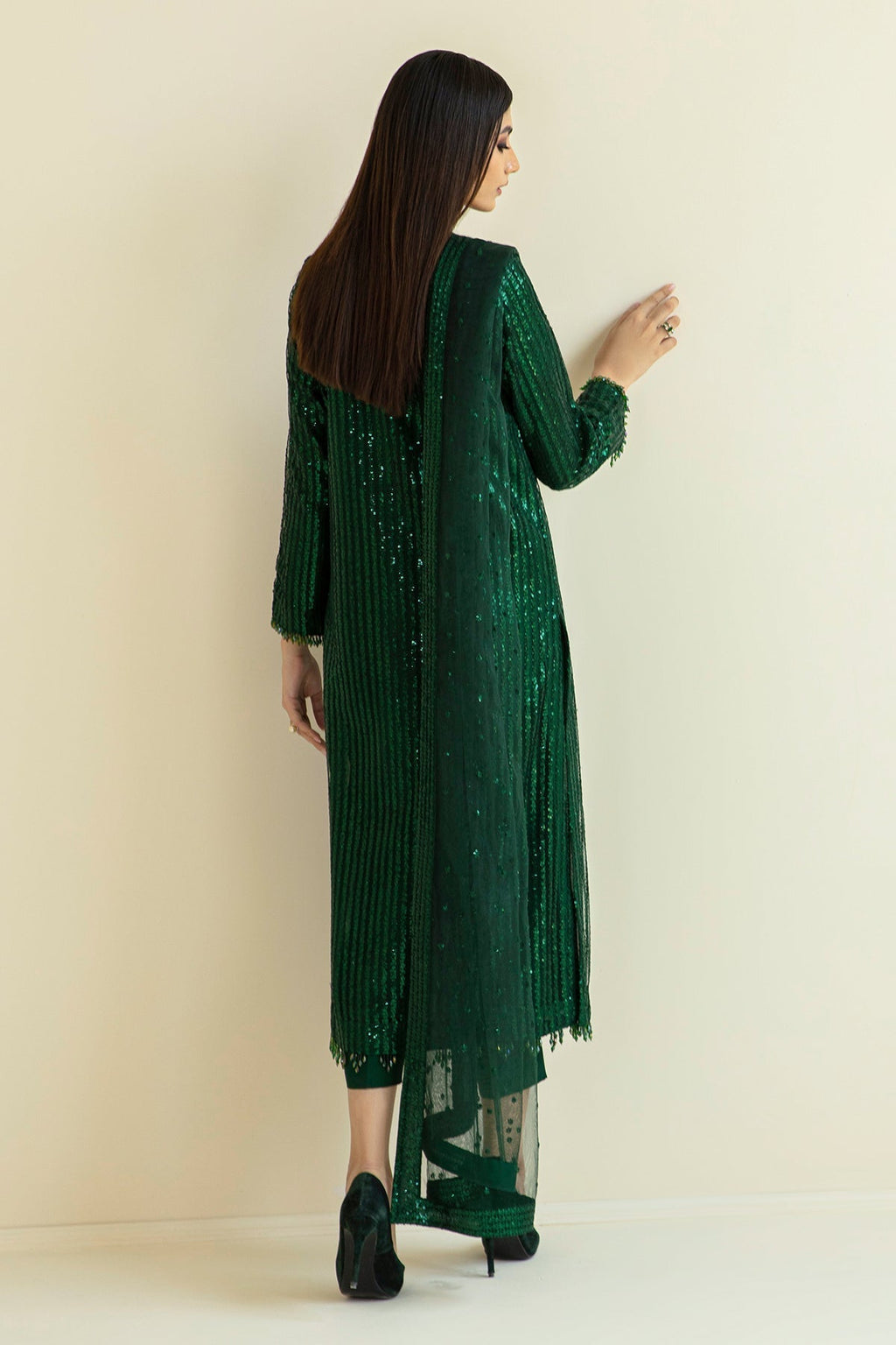 Baroque BQU UF D386 Green Women 3pcs