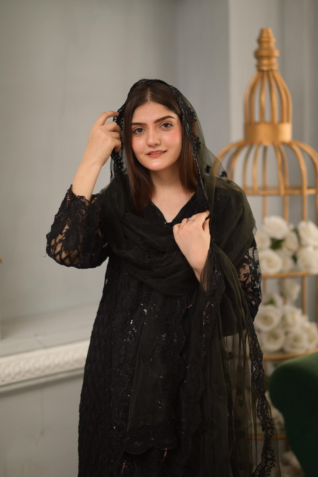 Rangoon Clothing Rumi Black Women 3pcs