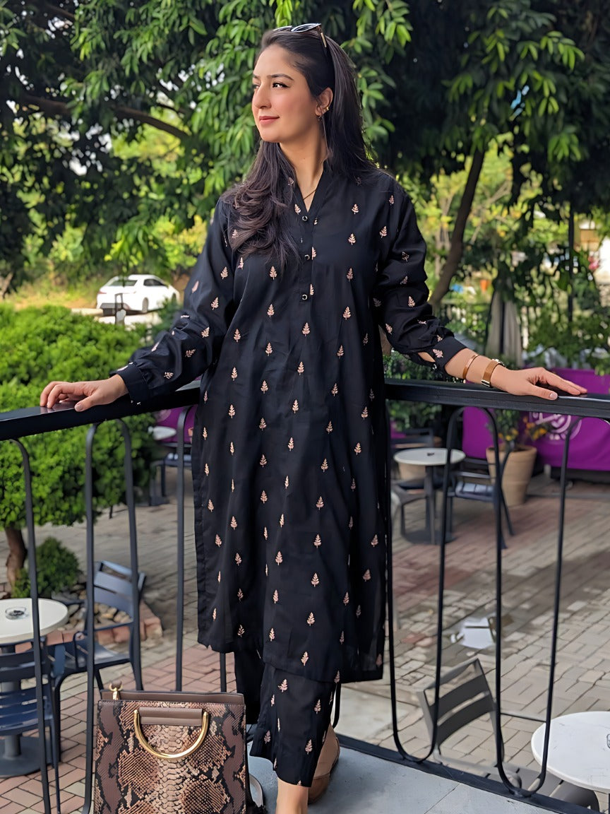 Yolo Pret EMBROIDERED LAWN PELD1 Women 2pcs