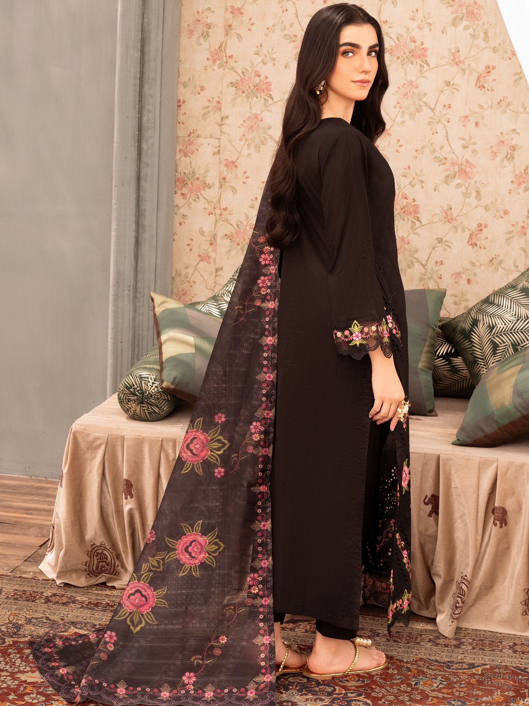 Sahibas By Mirza Zigana Black Women 3pcs