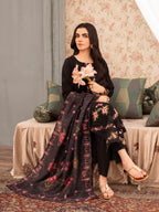 Sahibas By Mirza Zigana Black Women 3pcs