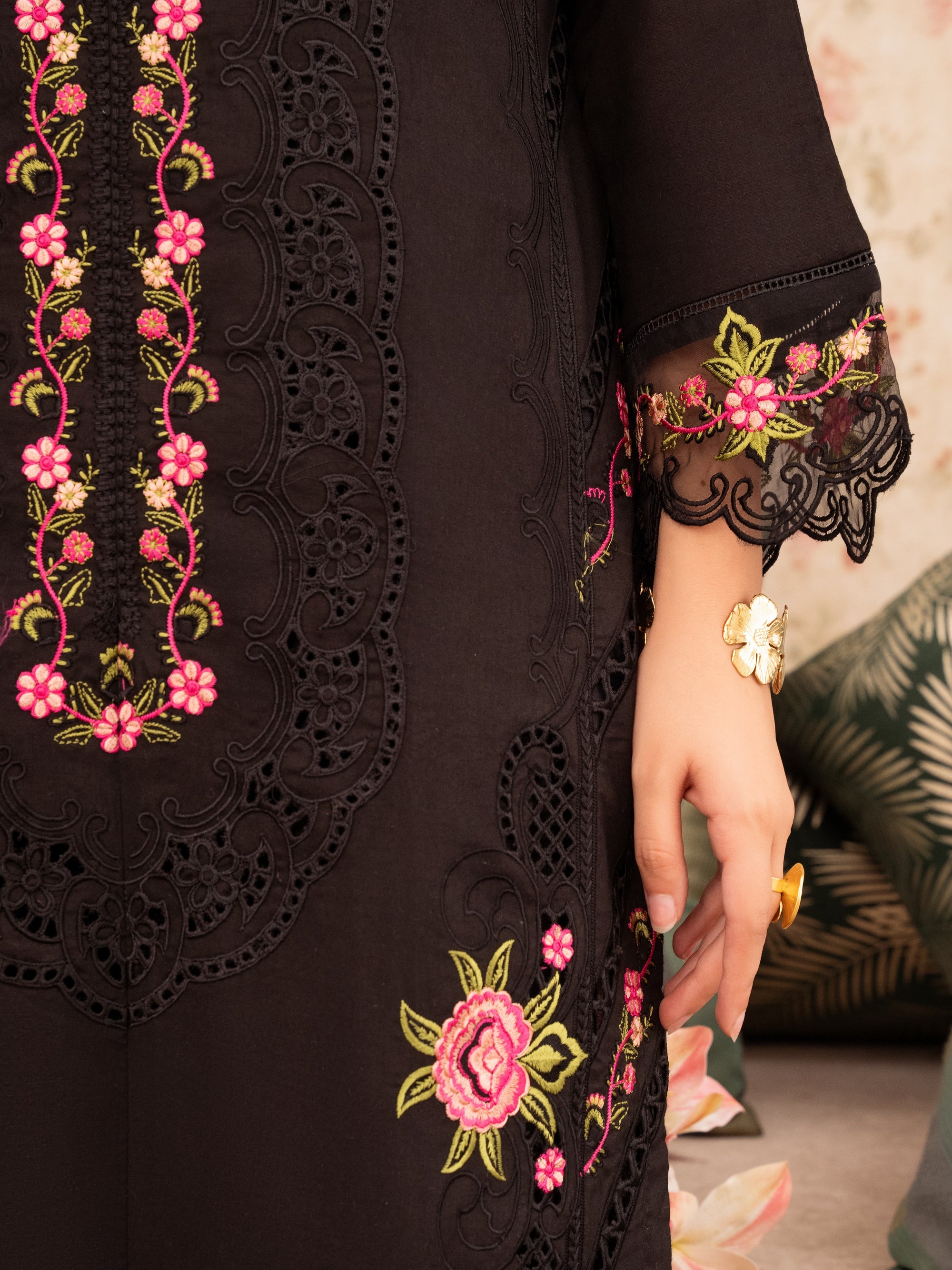 Sahibas By Mirza Zigana Black Women 3pcs