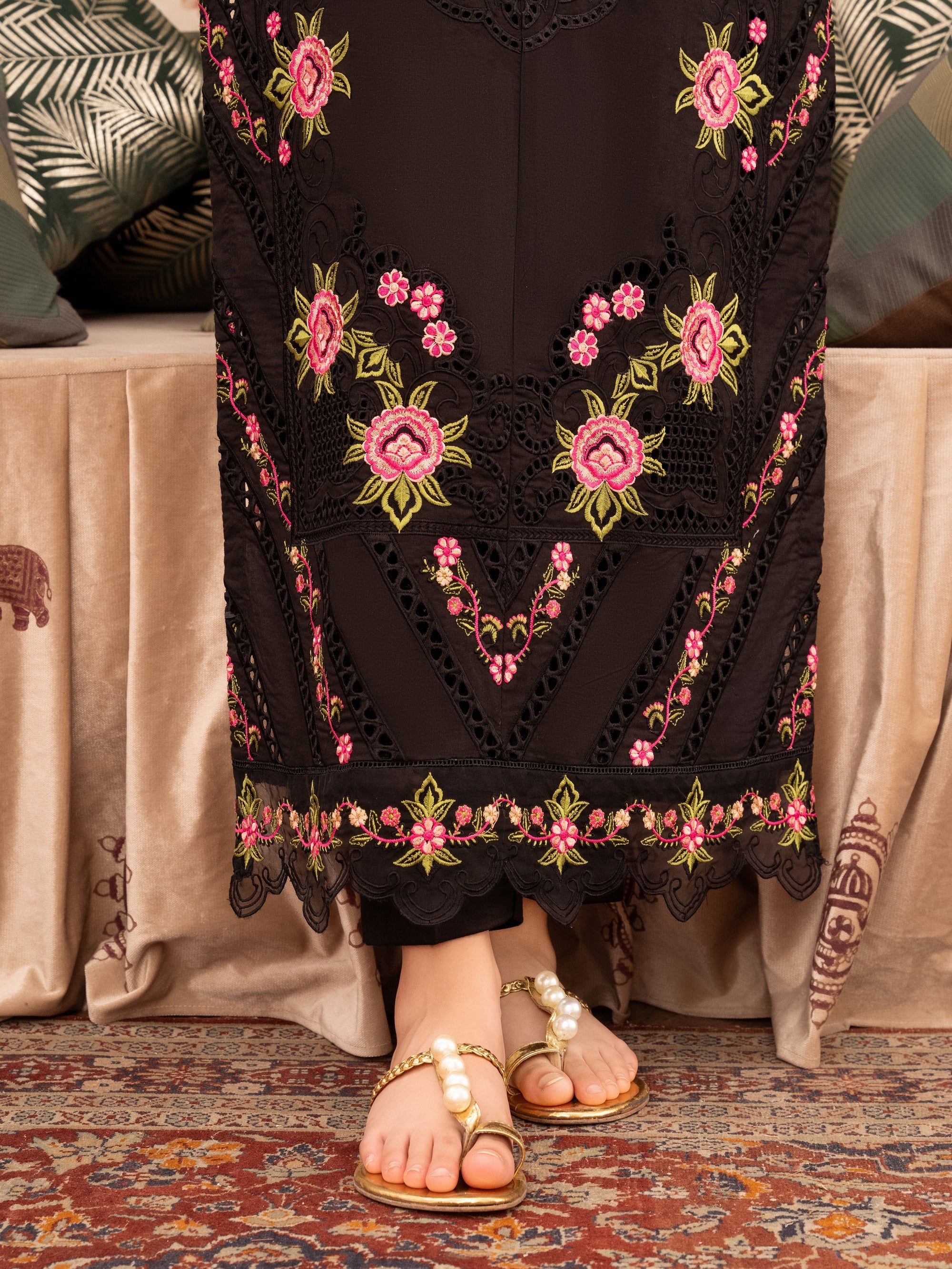 Sahibas By Mirza Zigana Black Women 3pcs