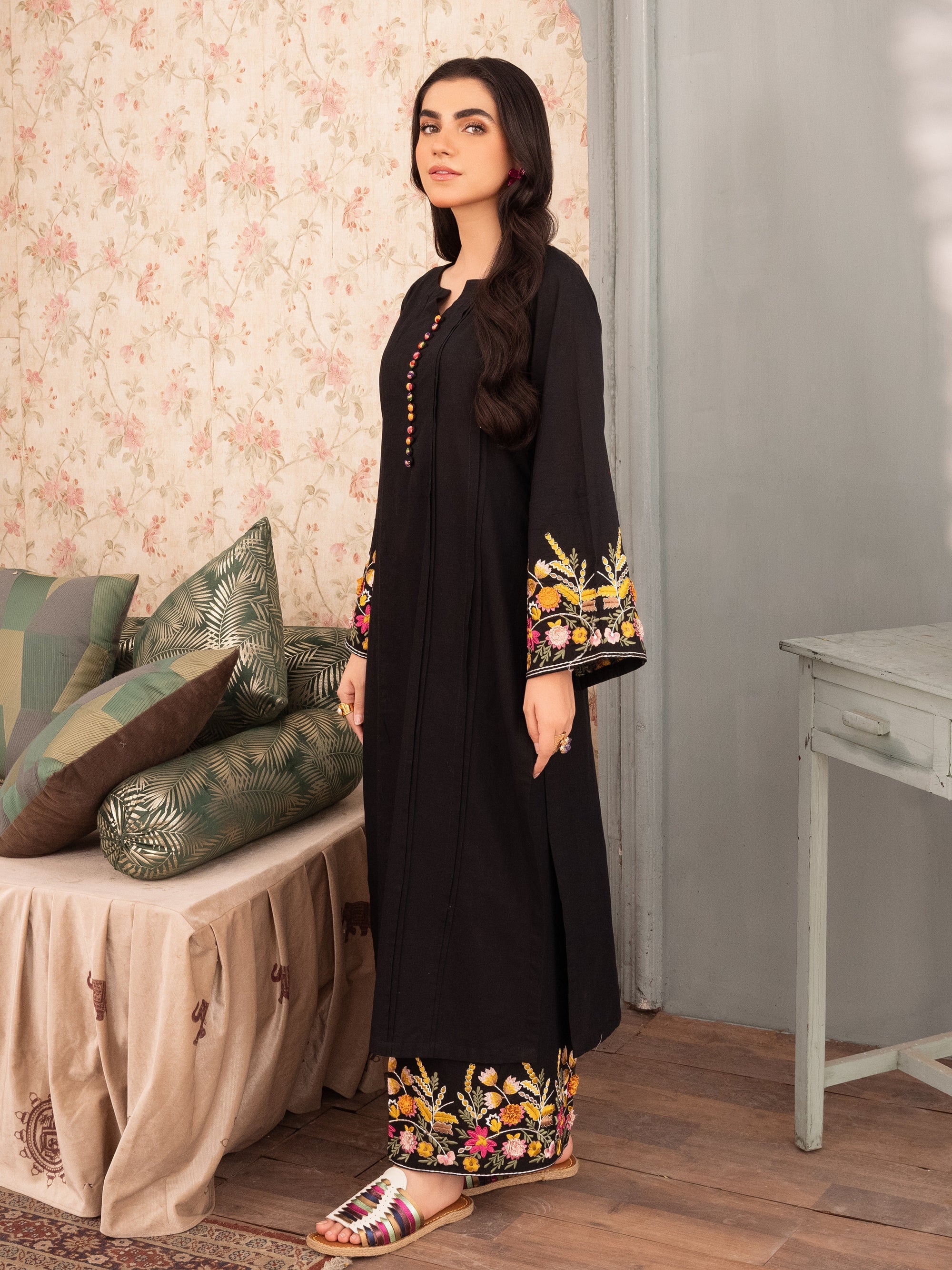 Sahibas By Mirza Gulejahan Black Women 2pcs