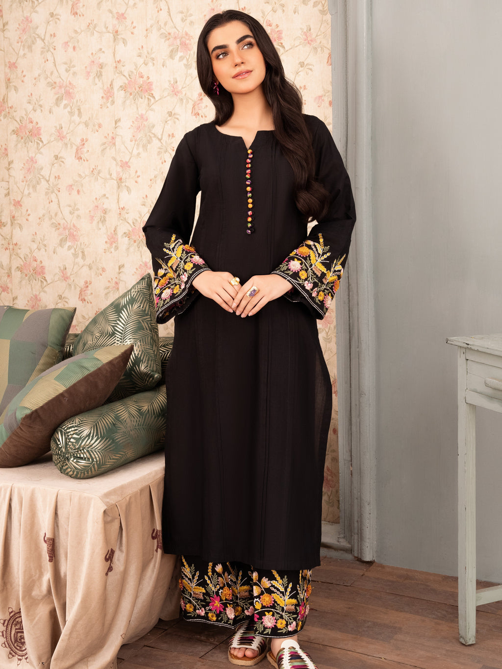 Sahibas By Mirza Gulejahan Black Women 2pcs