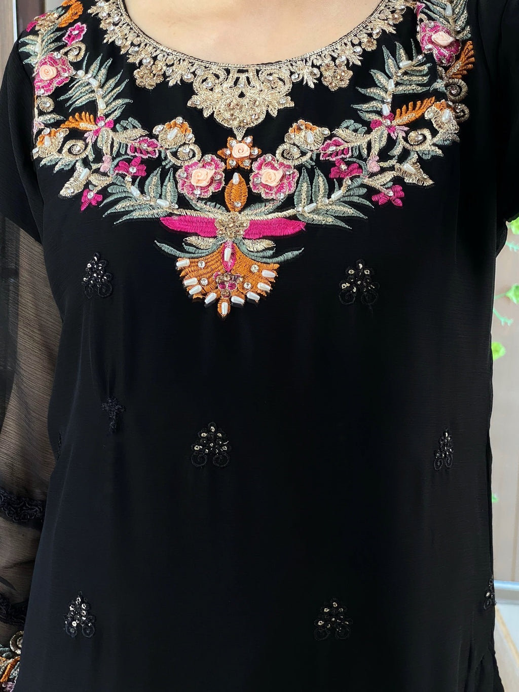 Four Season Boutique SHIBRA CHIFFON BLACK Women 3pcs