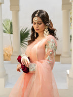 Hem Lotus Outfit Peach Women 4pcs