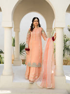 Hem Lotus Outfit Peach Women 4pcs