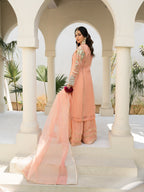 Hem Lotus Outfit Peach Women 4pcs