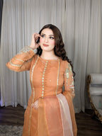 Hem Lotus Outfit Orange Women 4pcs
