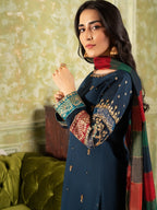 Four Season Boutique Afreen Peacock Women 3pcs