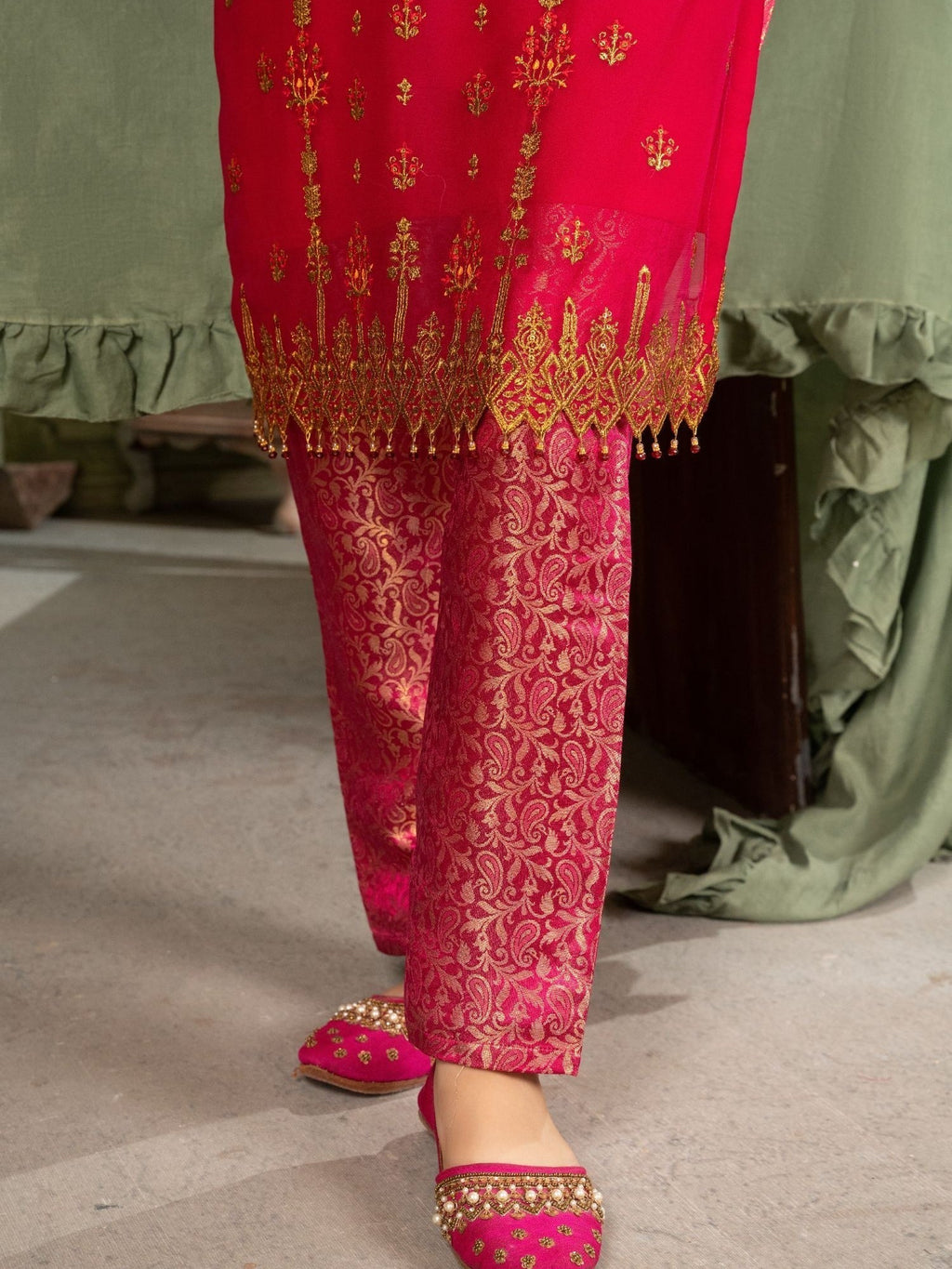 Four Season Boutique BARLAS CHIFFON HOTPINK Women 3pcs