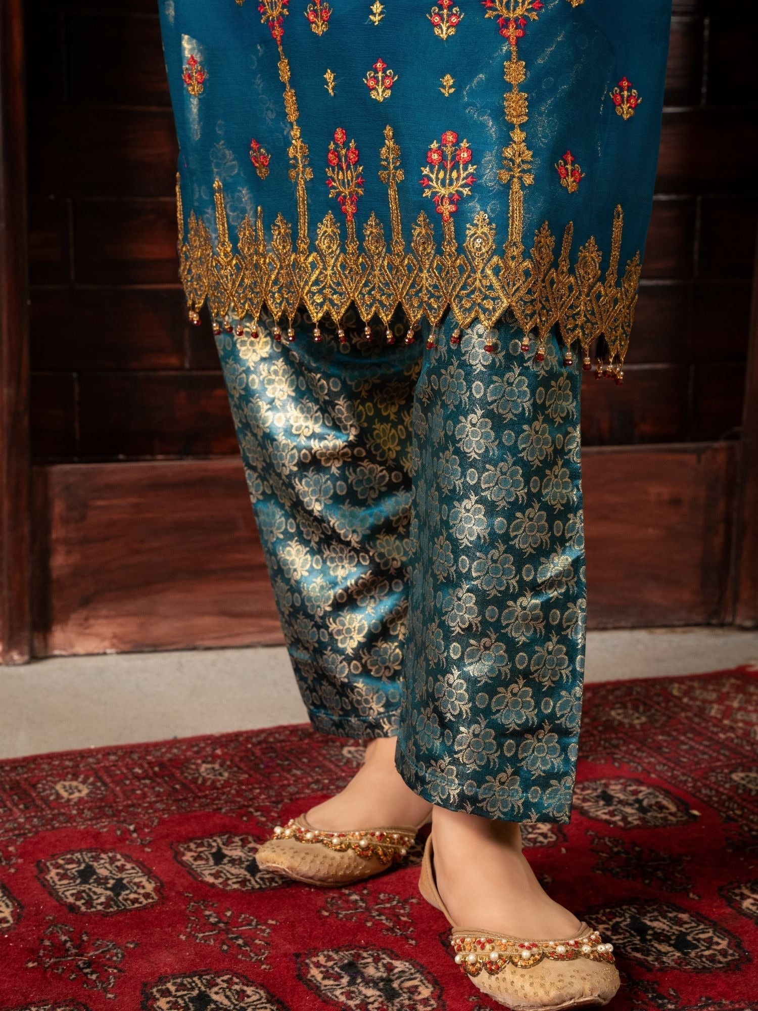 Four Season Boutique BARLAS CHIFFON ZINC BLUE Women 3pcs