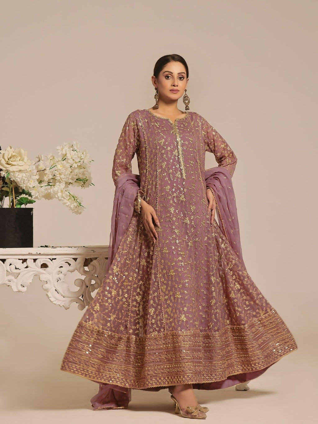 Ayesha Closet Sawariya Lavender Gleam Women 3pcs