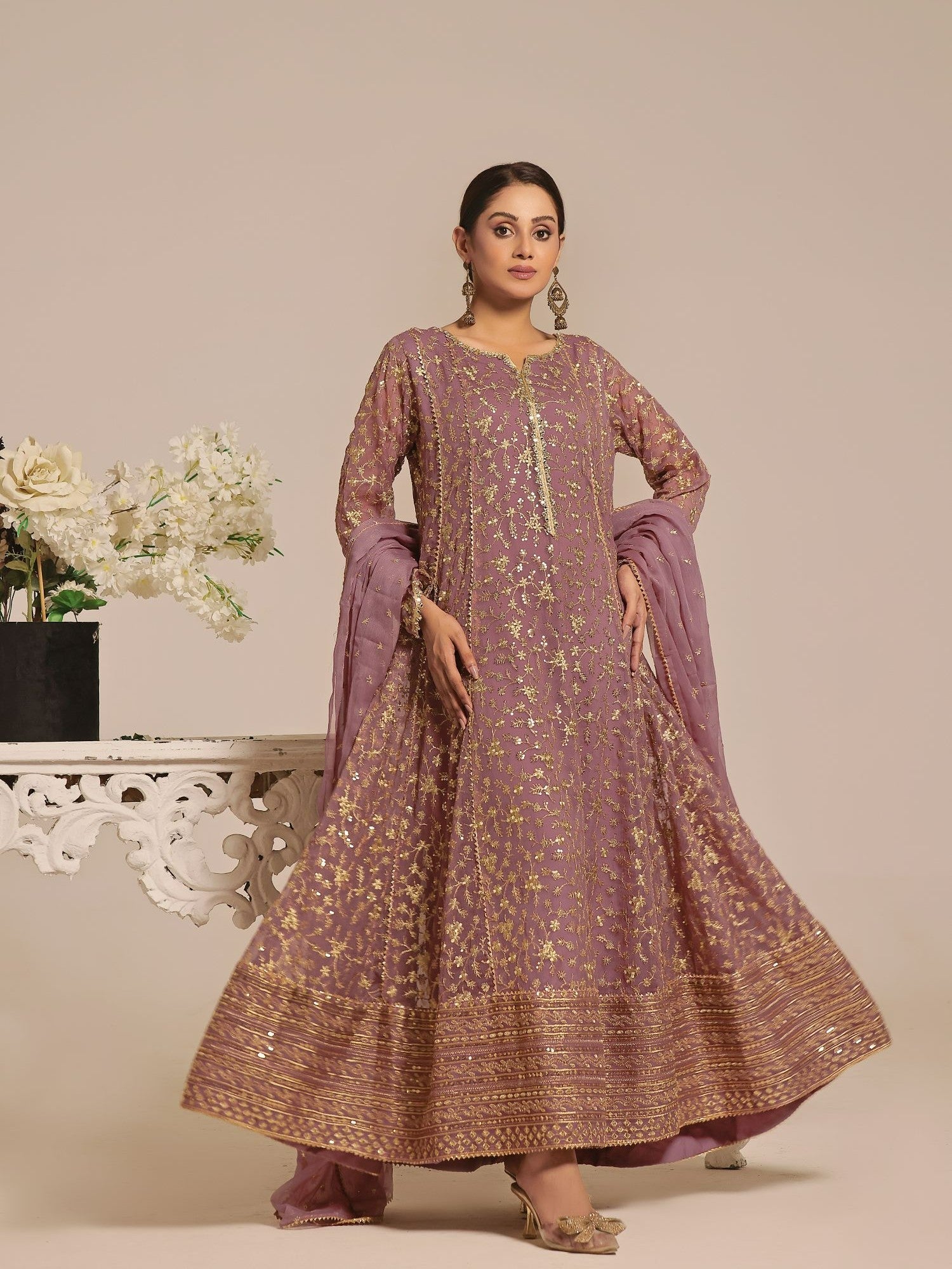 Ayesha Closet Sawariya Lavender Gleam Women 3pcs