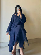 Ayesha B blue ayesha lawn Women 3pcs