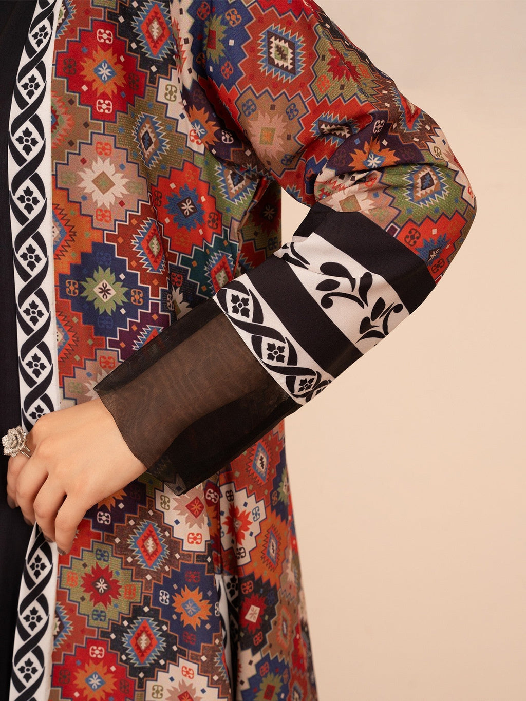 Stitch Vibes Geometric Shrug Women 2pcs