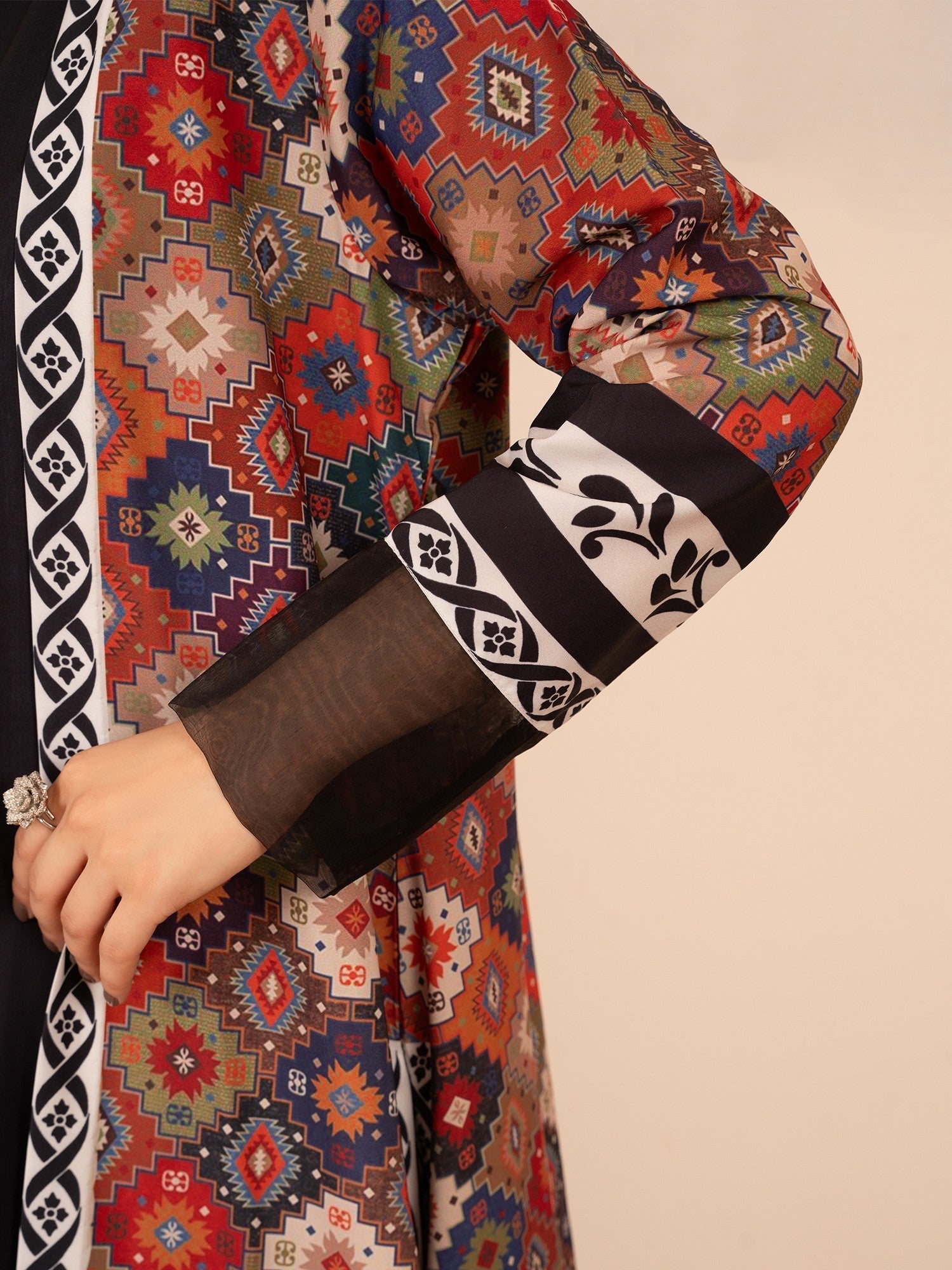 Stitch Vibes Geometric Shrug Women 2pcs