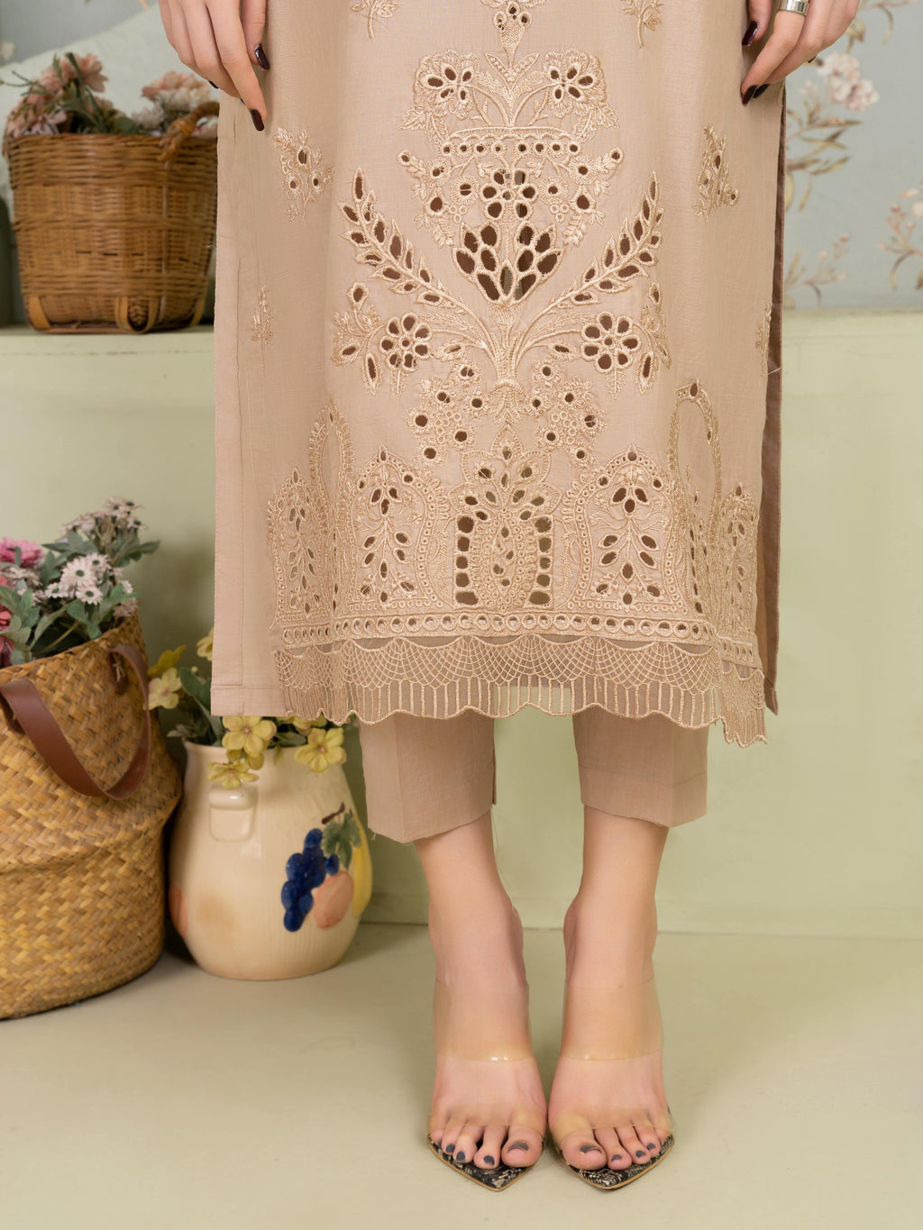 Sahibas By Mirza Vanzila Beige Women 3pcs