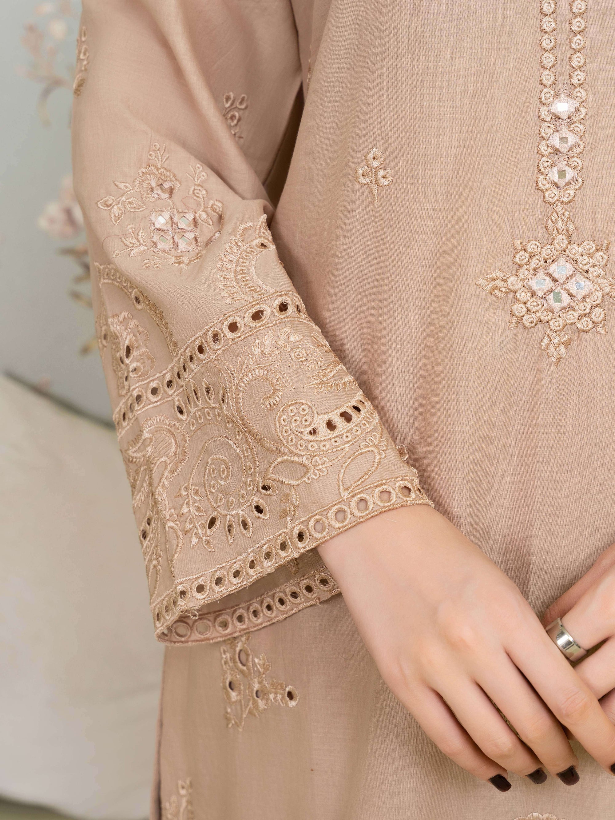 Sahibas By Mirza Vanzila Beige Women 3pcs