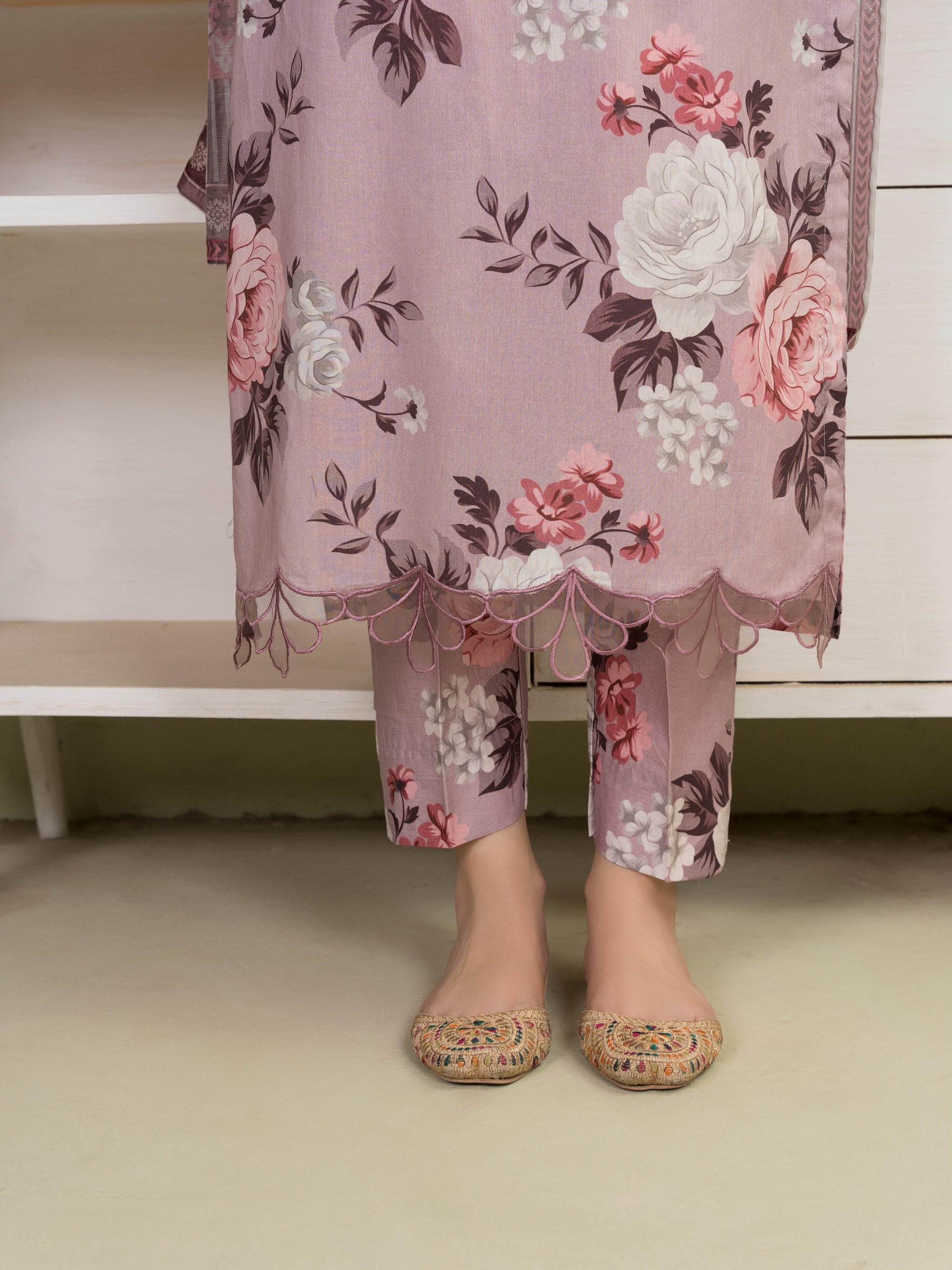 Sahibas By Mirza Courage Pink Women 3pcs