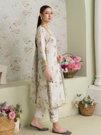 Sahibas By Mirza Serenade White Women 3pcs