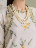 Sahibas By Mirza Serenade White Women 3pcs