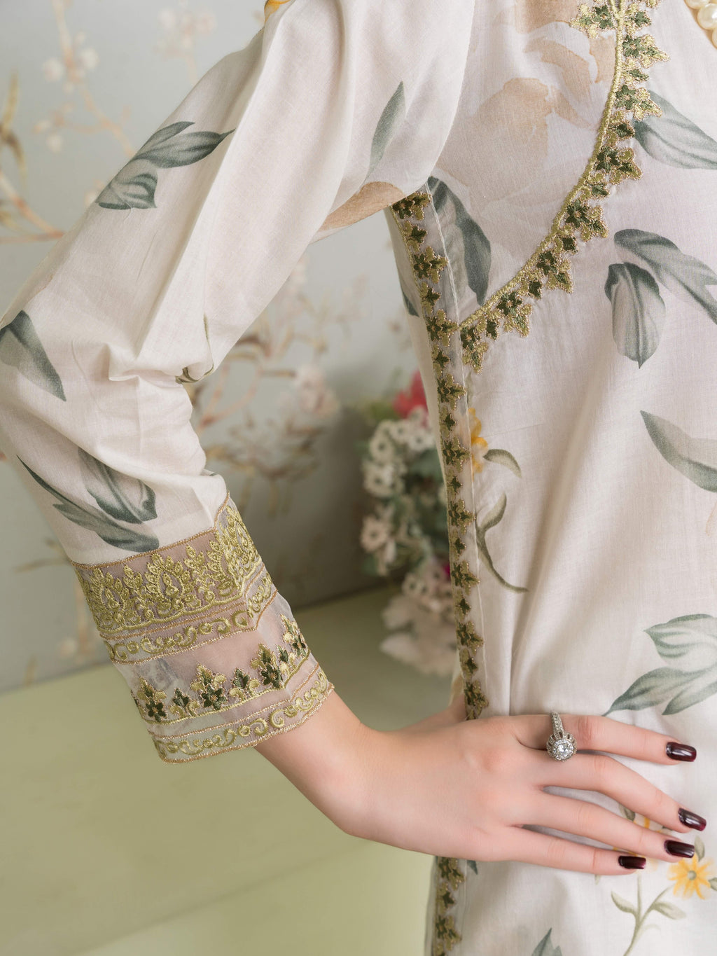 Sahibas By Mirza Serenade White Women 3pcs