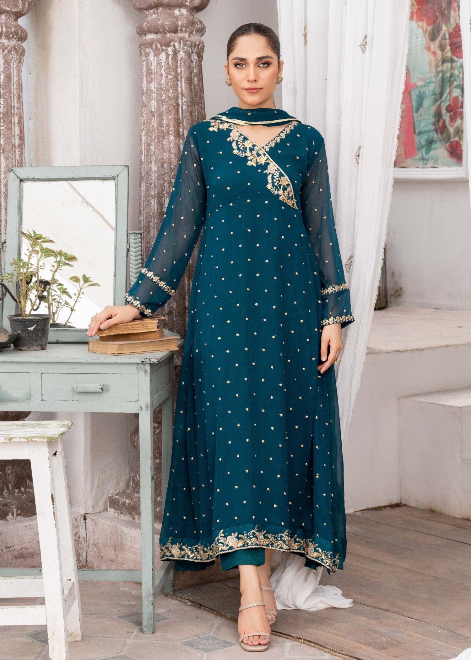 Agha Jaan SHAHNAZ Women 3pcs