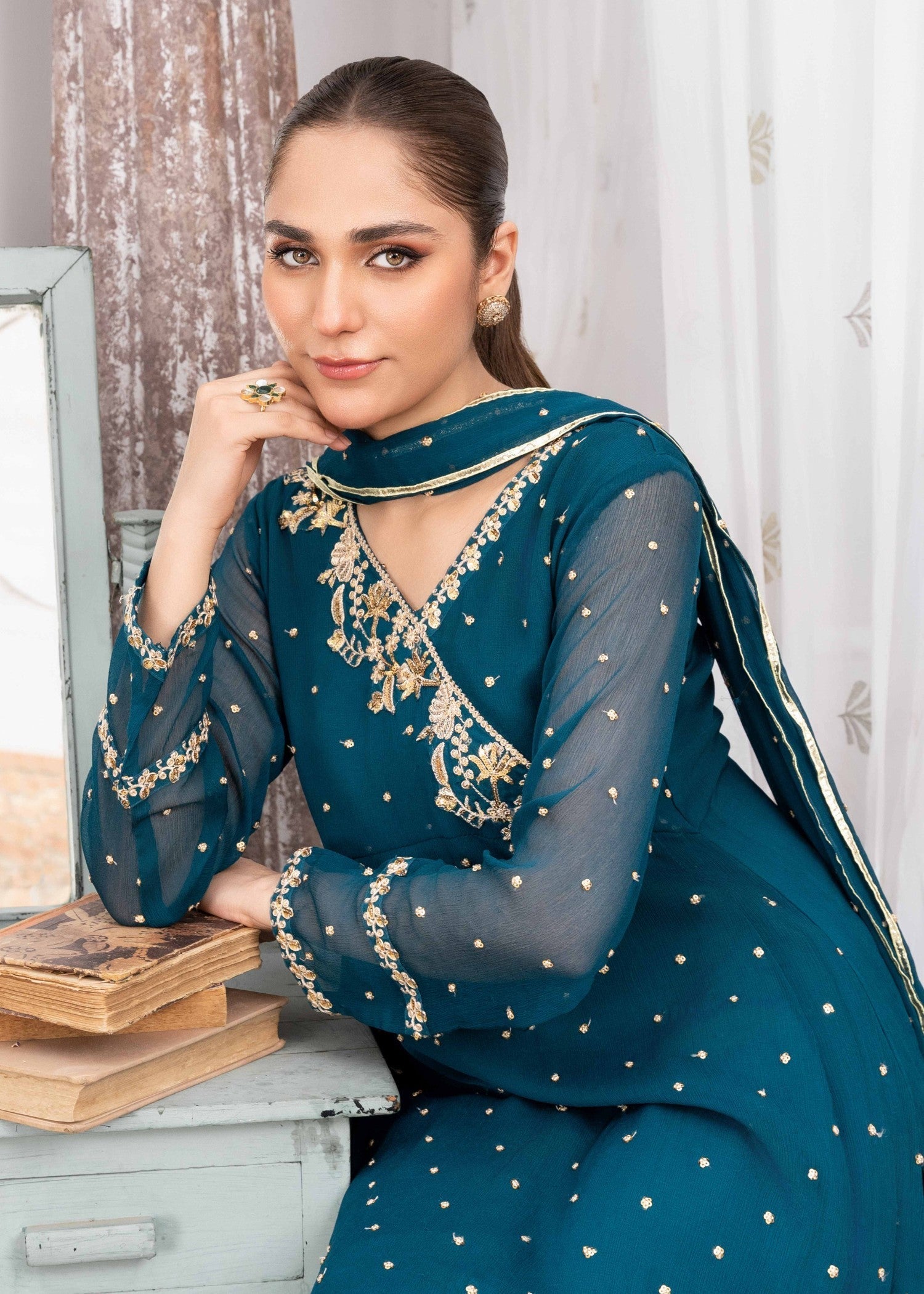 Agha Jaan SHAHNAZ Women 3pcs