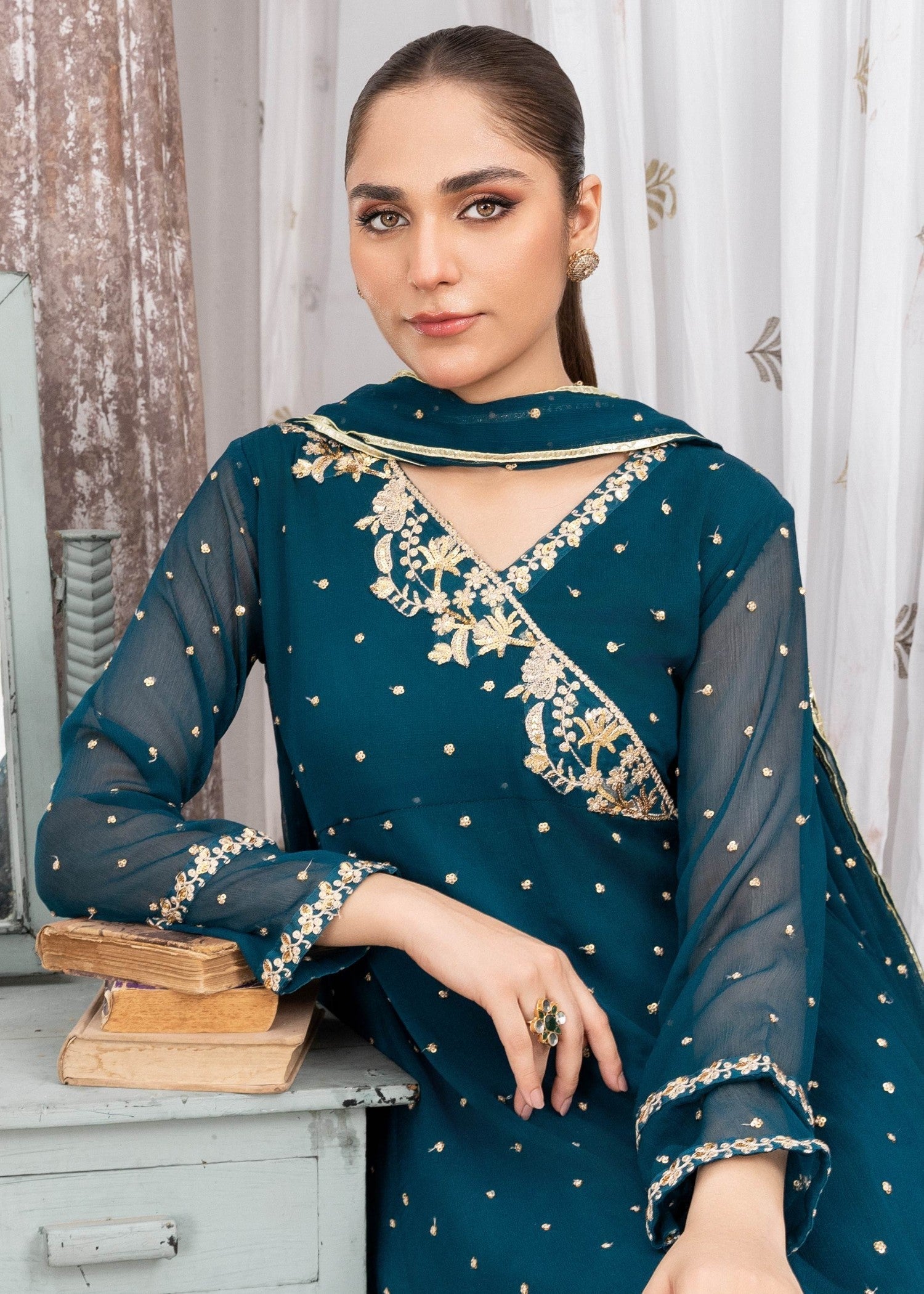 Agha Jaan SHAHNAZ Women 3pcs