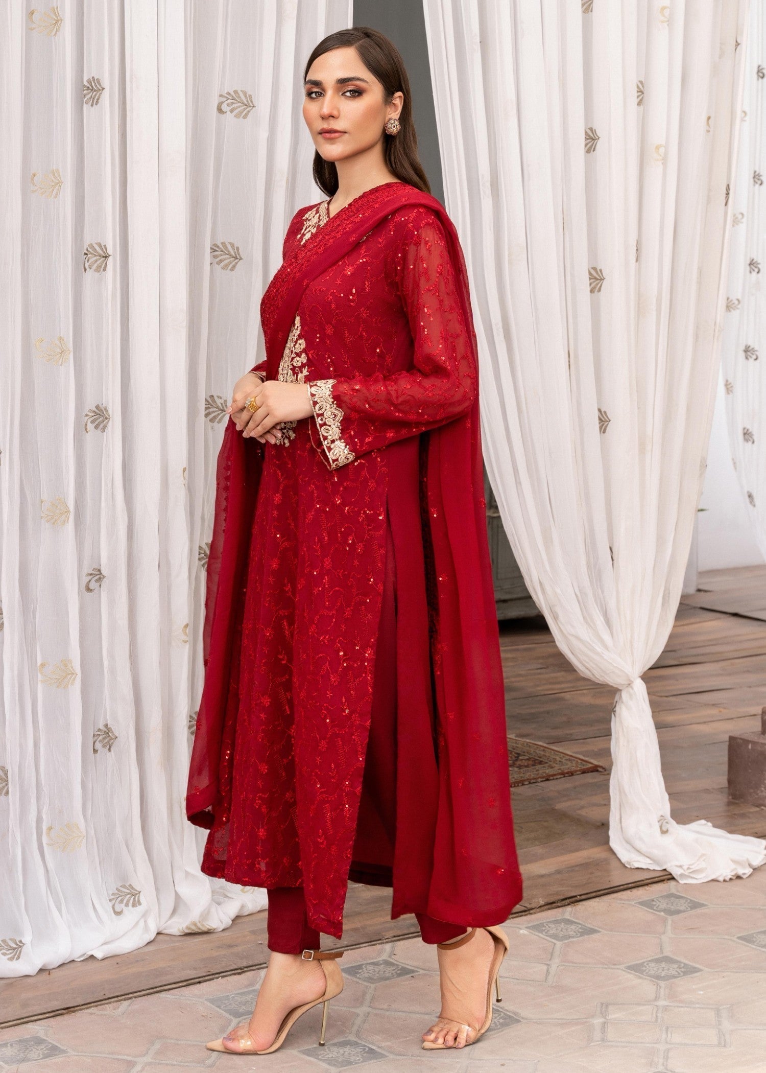 Agha Jaan MAH GUL Women 3pcs