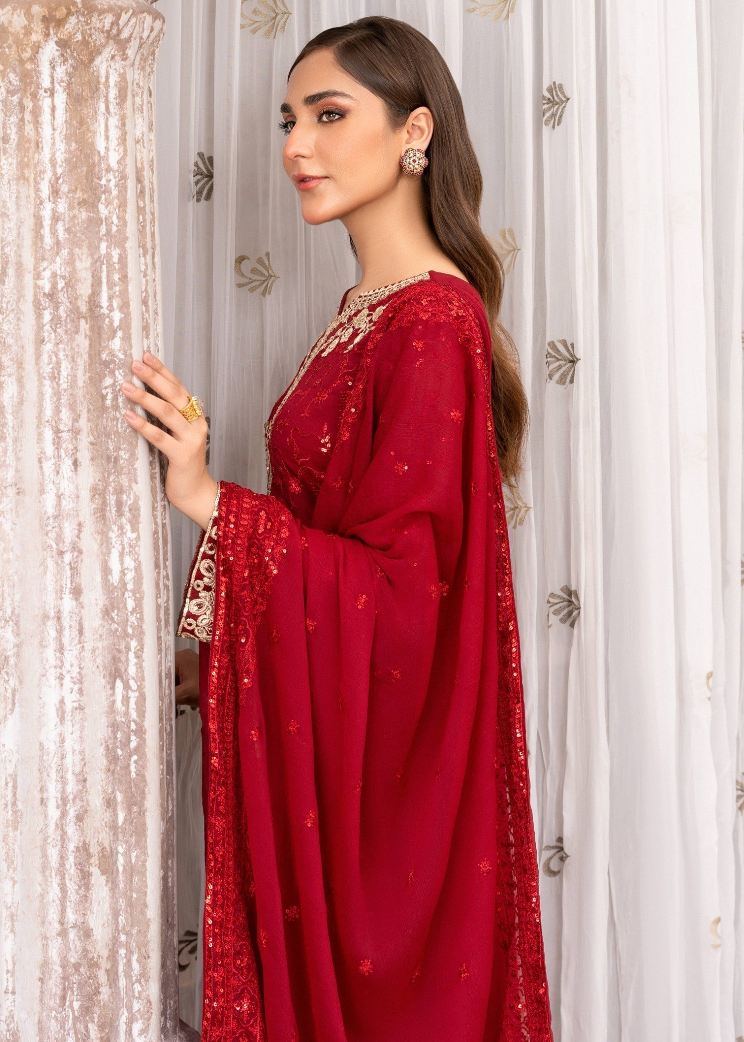 Agha Jaan MAH GUL Women 3pcs
