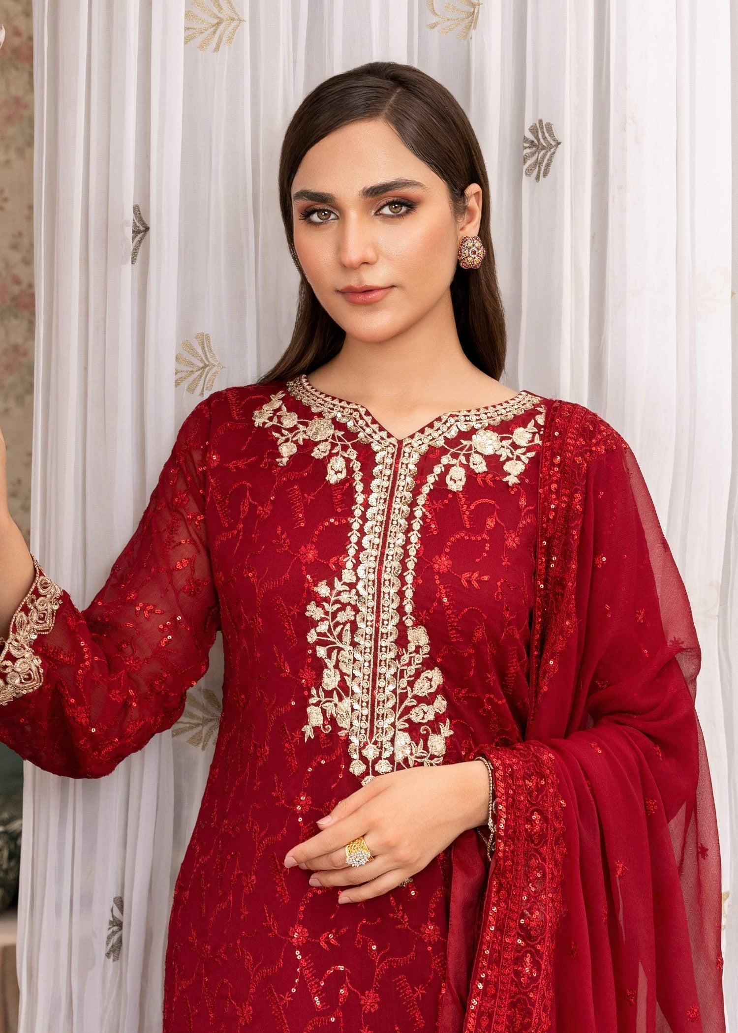 Agha Jaan MAH GUL Women 3pcs