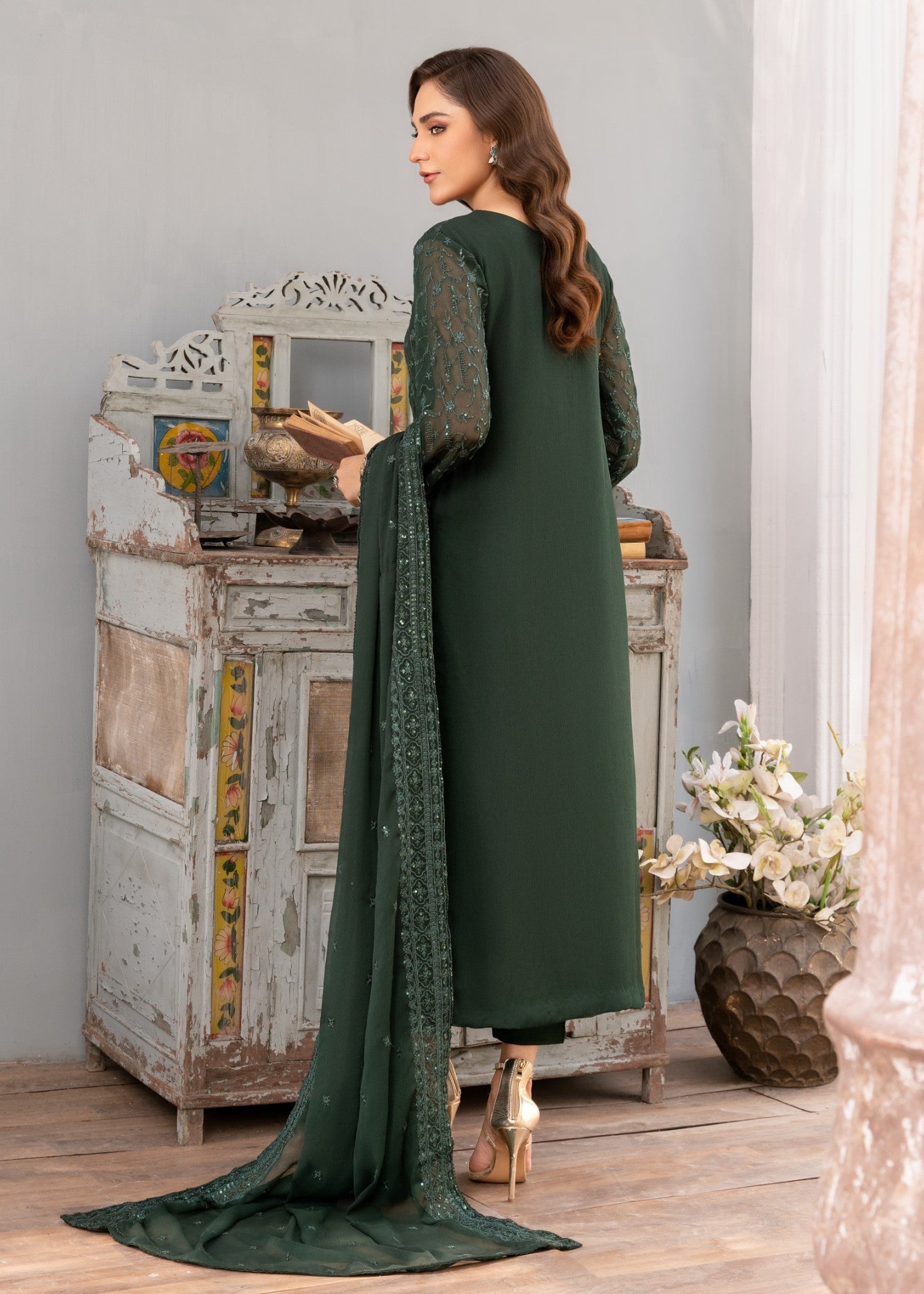 Agha Jaan HOORAIN Women 3pcs