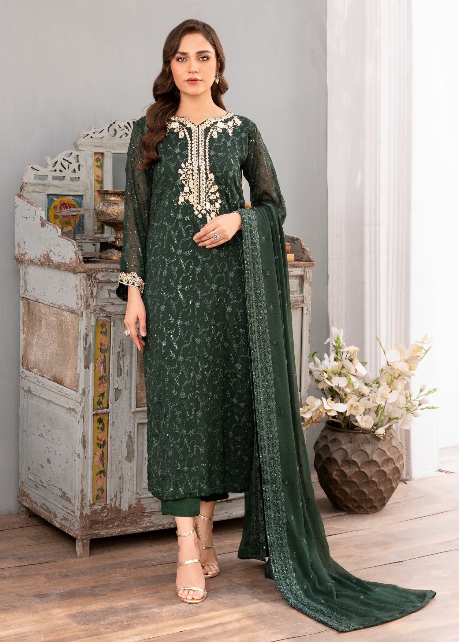 Agha Jaan HOORAIN Women 3pcs