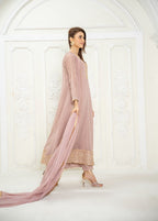 Manahils PISHWAS 123 MAJESTIC ALLURE LILAC Women 3pcs